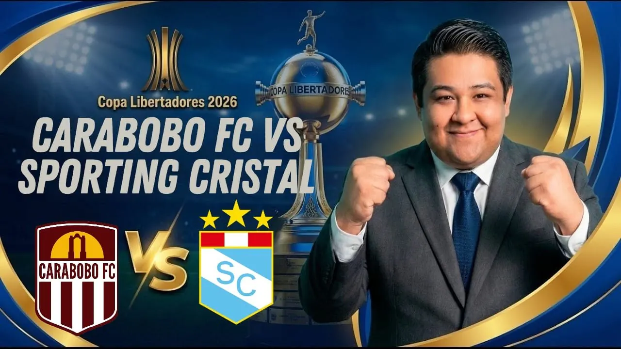 Reproducir: 🔴 SPORTING CRISTAL vs CARABOBO EN VIVO | IDA FASE 3 COPA LIBERTADORES 2026 | DAMBRO OFICIAL