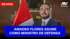 Fe de Erratas: AMADEO FLORES ASUME COMO MINISTRO DE DEFENSA TRAS RENUNCIA DE CARLOS DÍAZ - ATV+