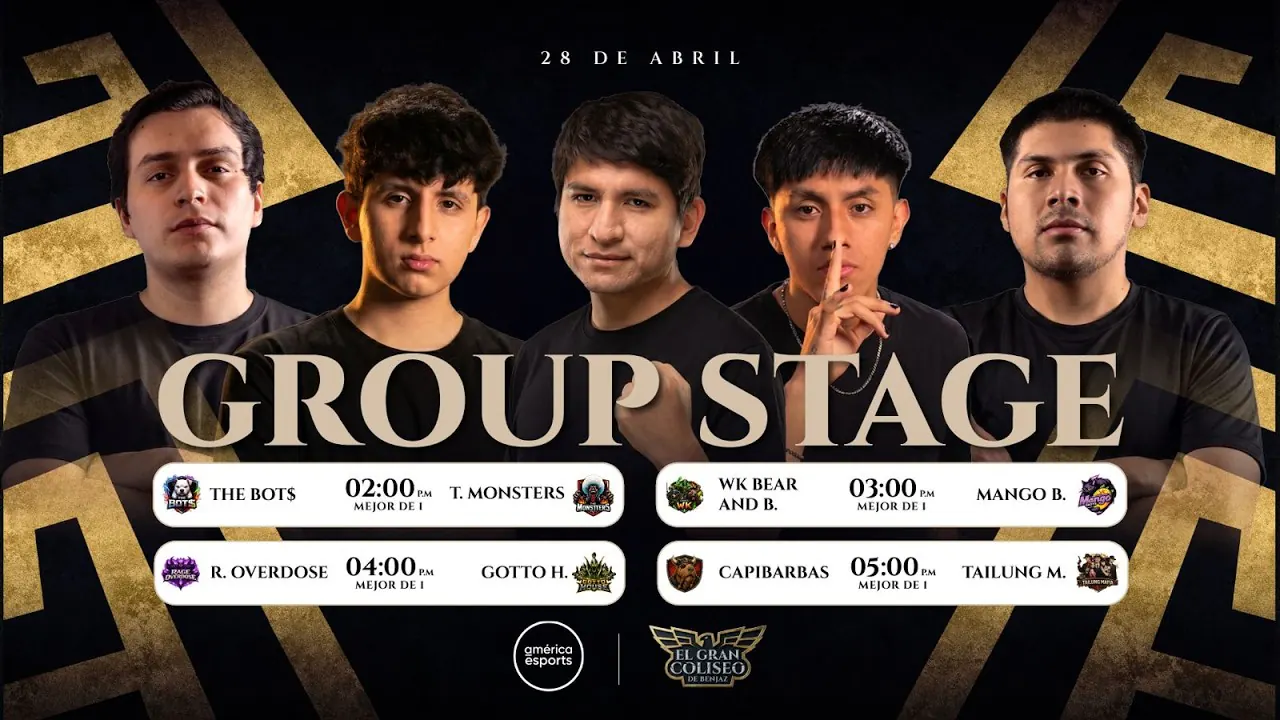 Reproducir: BOT$ vs MONTERS | El Gran Coliseo de Benjaz: FASE DE GRUPOS