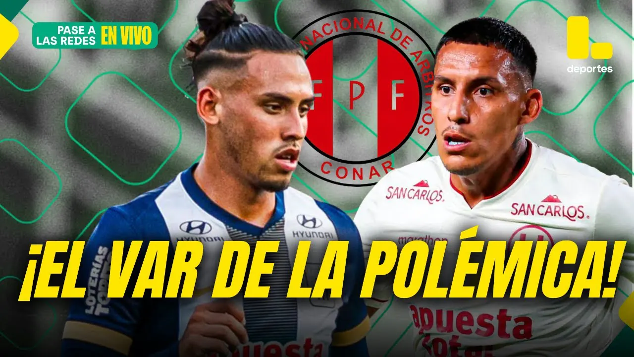 Reproducir: SALEN LOS POLÉMICOS AUDIOS DEL VAR DEL TRIUNFO ALIANZA LIMA EN AREQUIPA #envivo  - PASE A LAS REDES