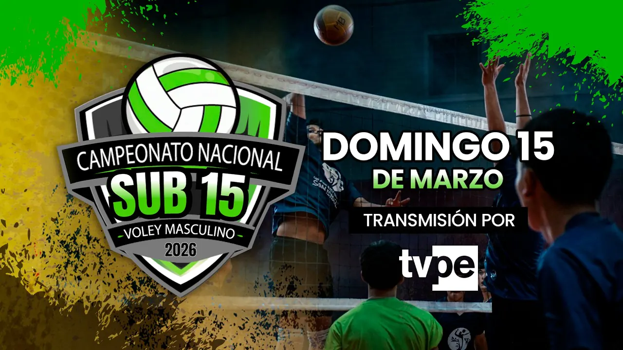 Reproducir: EN VIVO | Campeonato Nacional Sub-15 de Vóley Masculino por TVPerú