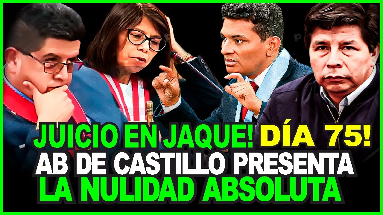 Reproducir: 📣ALERTA!! ETEAPA FINAL PEDRO CASTILLO PLANTEA CONTUNDENTE INCIDENCIA  audiencia 75