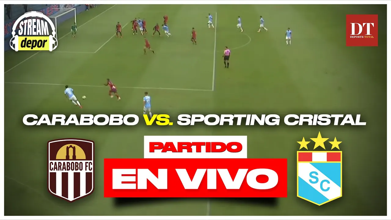Reproducir: SPORTING CRISTAL vs CARABOBO - FASE 3 - Copa Libertadores EN VIVO | Stream Depor