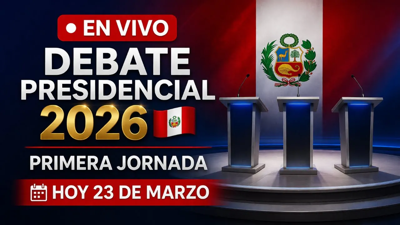 Reproducir: 🔴 EN VIVO: Debate Presidencial Perú 2026 🇵🇪 | ¡Tensión, ataques y momentos CLAVE!