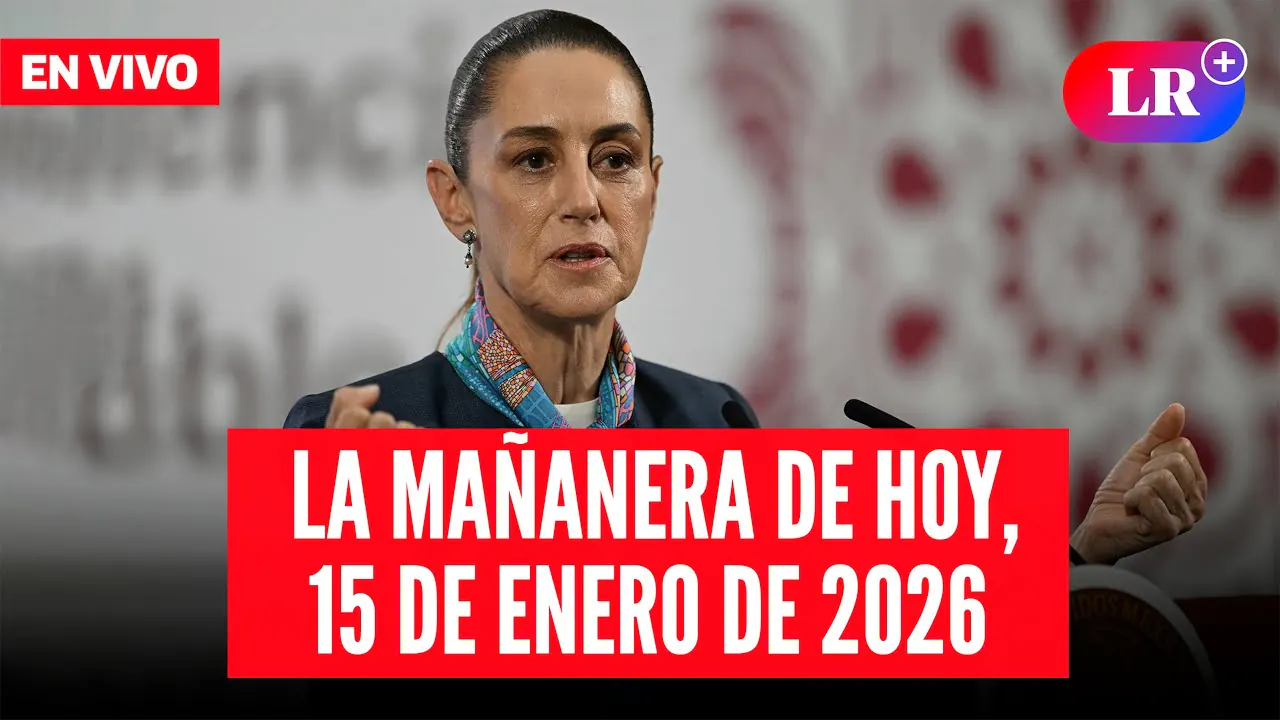 Reproducir: 🔴 Claudia Sheinbaum EN VIVO en la Mañanera de HOY, 15 de enero 2026 | #LR