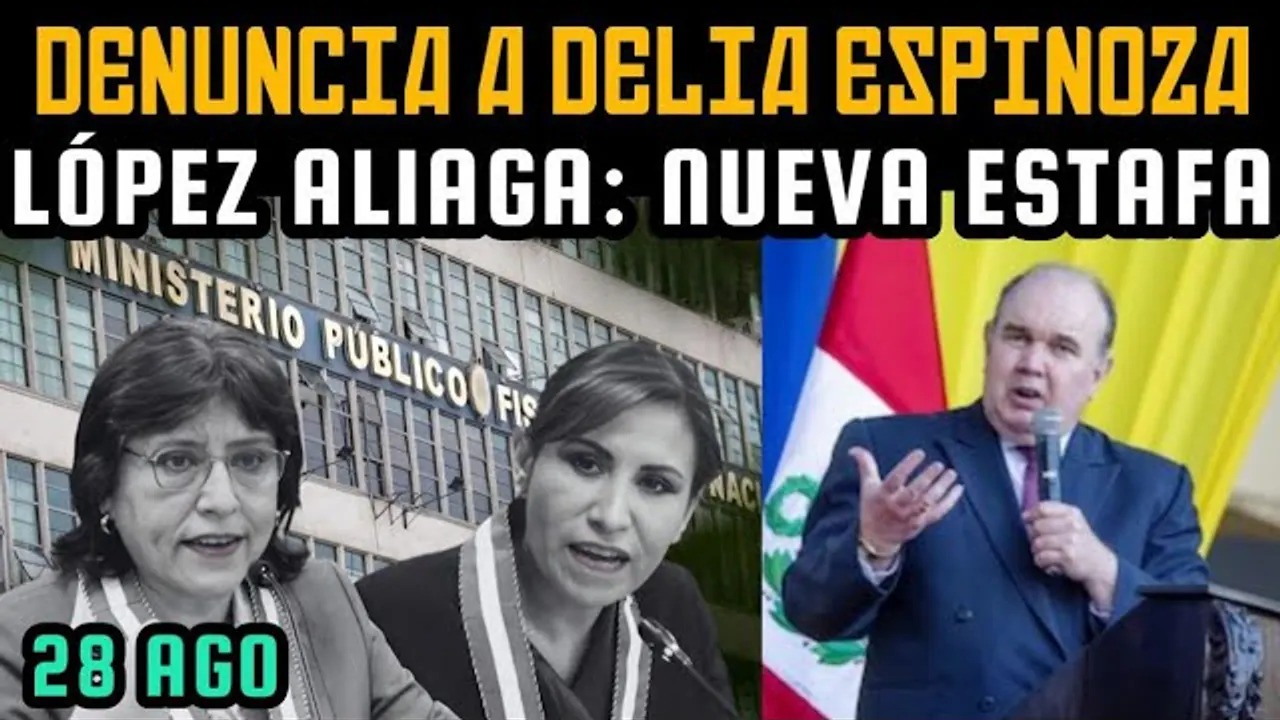 Reproducir: PATRICIA BENAVIDES DENUNCI4 A DELIA ESPINOZA/ PORKY ESTAFA CON TRENES /E3.UU DOM1NA AL PERÚ - 28 AGO