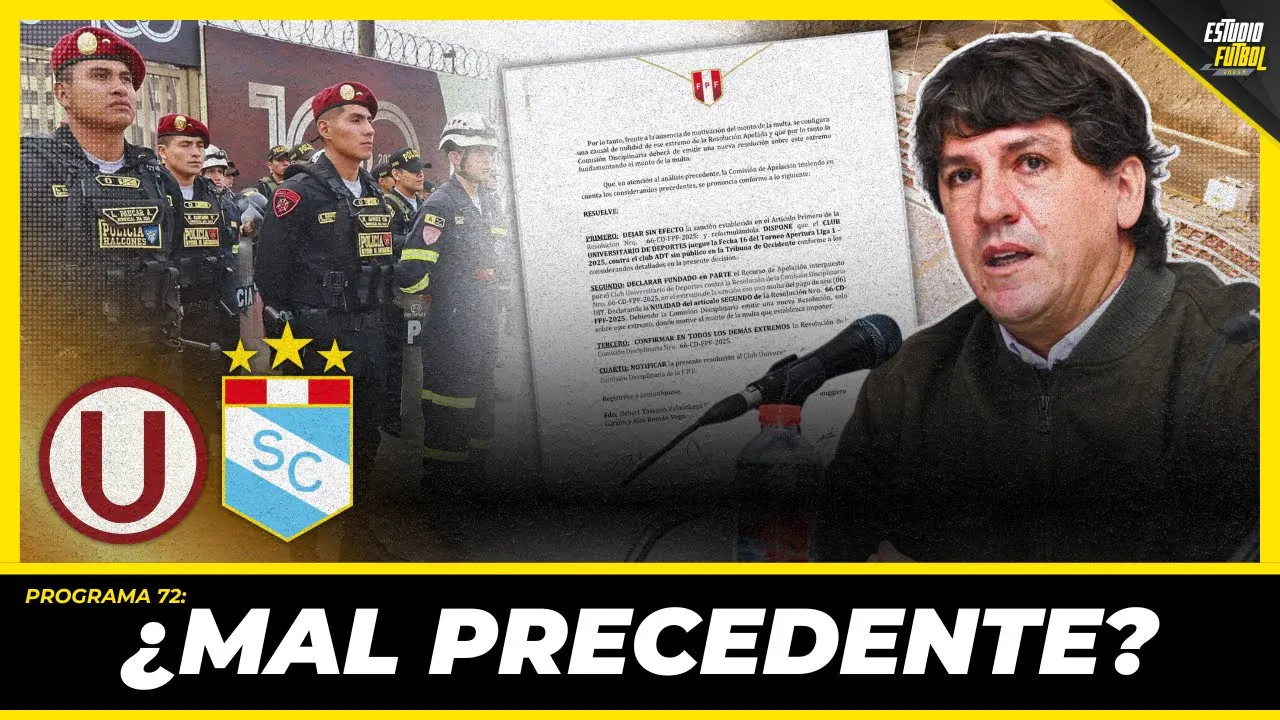 Reproducir: ¿MAL PRECEDENTE? ¡’U’ vs. Sporting Cristal CON PÚBLICO!