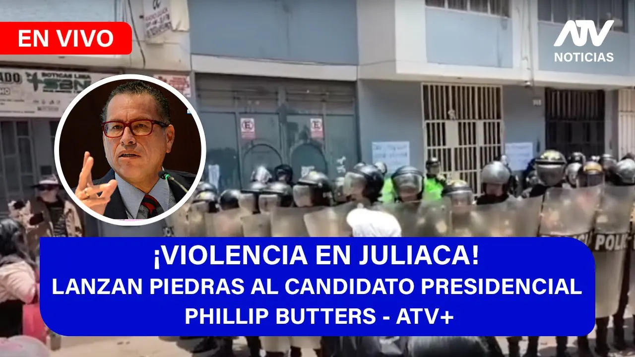 Reproducir: De 5 a 7 🎧✨ | ¡VIOLENCIA EN JULIACA! LANZAN PIEDRAS A PHILLIPS BUTTERS - ATV+