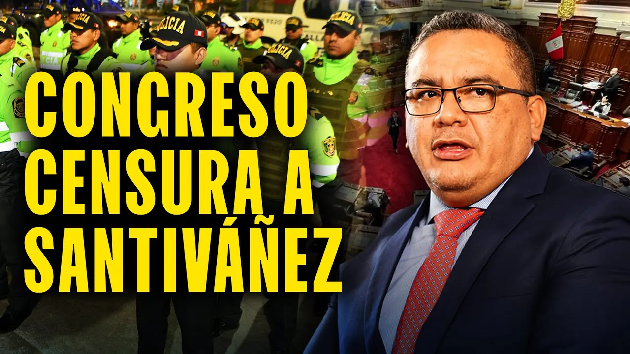 Reproducir: CONGRESO DEBATE MOCIÓN DE CENSURA CONTRA JUAN JOSÉ SANTIVÁÑEZ
