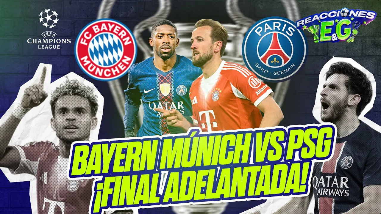 Reproducir: [REACCION] BAYERN MÚNICH VS PSG EN VIVO | VIVÍMOS LA FINAL ADELANTADA DE LA CHAMPIONS LEAGUE🔥