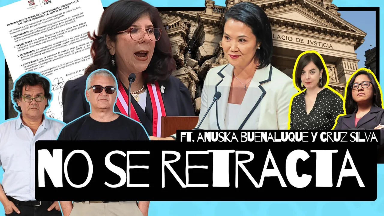 Reproducir: Keiko no se rectifica y crece el choque con el Poder Judicial | Anuska Buenaluque en DDT