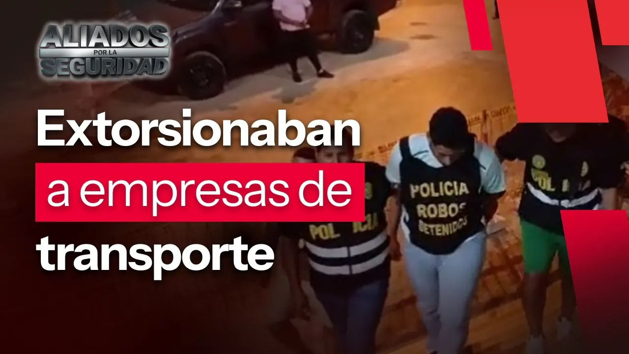 Reproducir: Caen presuntos extorsionadores de empresas de transporte | "Aliados por la seguridad" EN VIVO