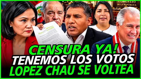ÚLTIMO! DENUNCIA PENAL A KEIKO! SOBREN VOTOS PARA CENSURAR A FUJIMINISNTRO LOPEZ CHAU SE VOLTEA