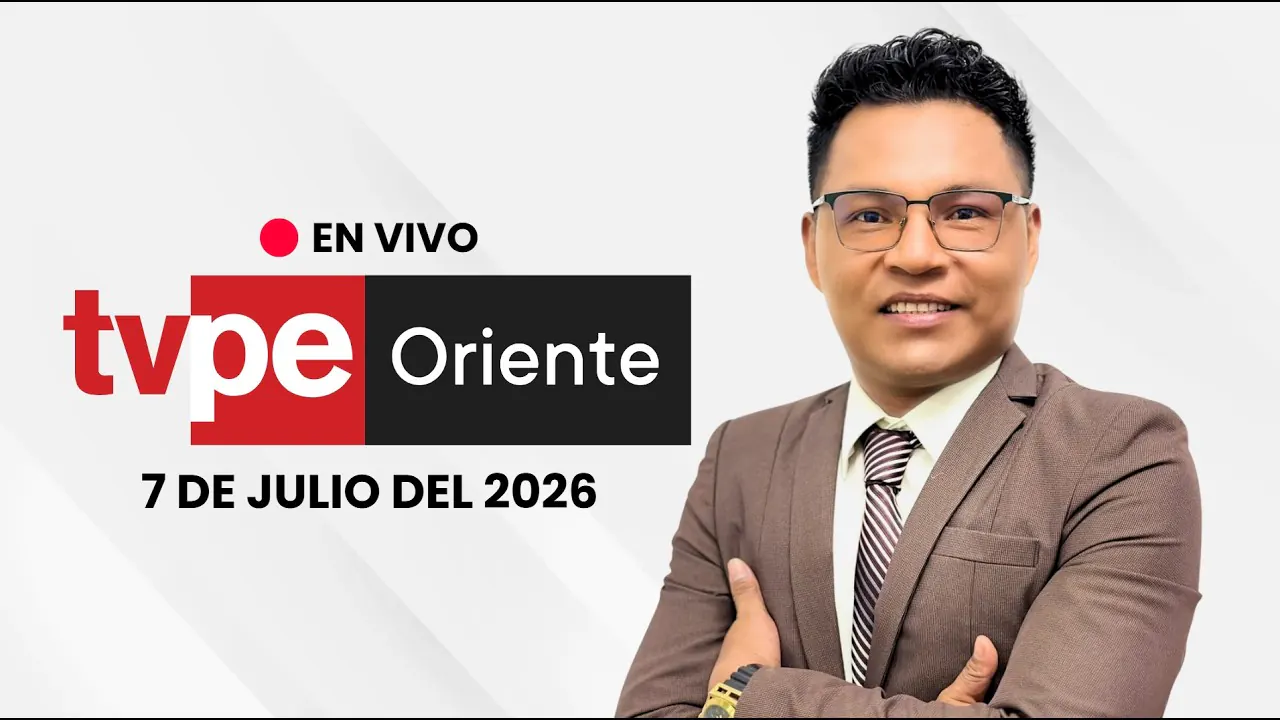 Reproducir: 🔴 TVPerú Oriente EN VIVO HOY | Noticias de la Amazonía peruana – 7 de Julio 2026