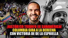 #EnVivo Elecciones en Colombia: Triunfo de De la Espriella lleva a América Latina a la derecha