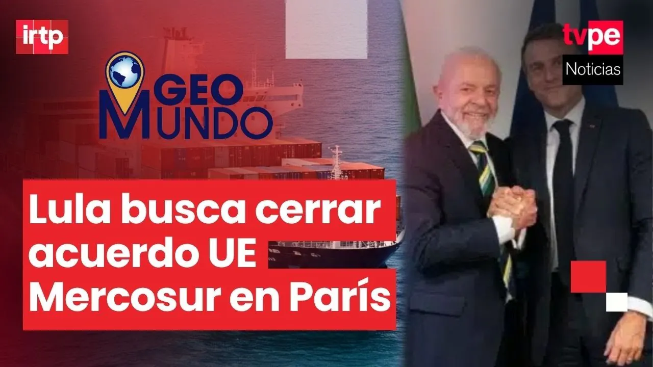 Reproducir: 🌎 Lula busca cerrar acuerdo UE Mercosur en París | Geomundo EN VIVO, hoy 5 de junio del 2025
