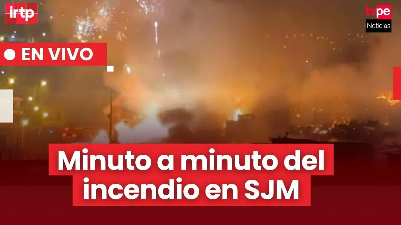 Reproducir: Incendio en San Juan de Miraflores EN VIVO: minuto a minuto desde Pamplona Alta | TVPerú Noticias
