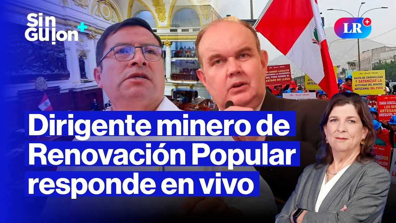 Reproducir: MINERÍA ILEGAL en PROTESTA y malas noticias para DINA BOLUARTE | Sin Guion con Rosa María Palacios