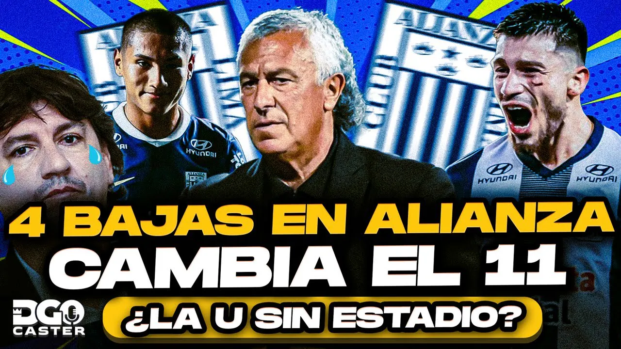Reproducir: ¡4 BAJAS en Alianza Lima vs Talleres! | ¿Universitario sin estadio? | ¿Y Cantero?