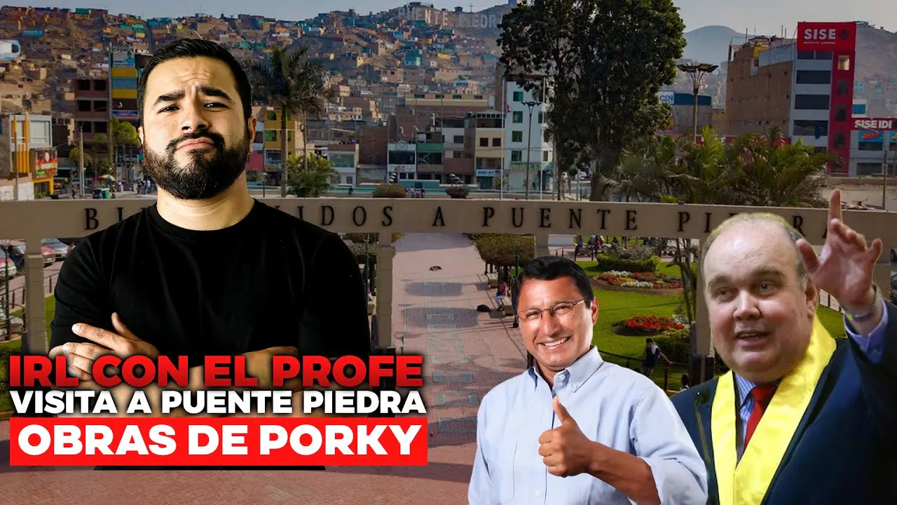Reproducir: IRL EL PROFE, MONZÓN Y PORKY EN PUENTE PIEDRA | REMODELACIÓN PLAZA ITALIA
