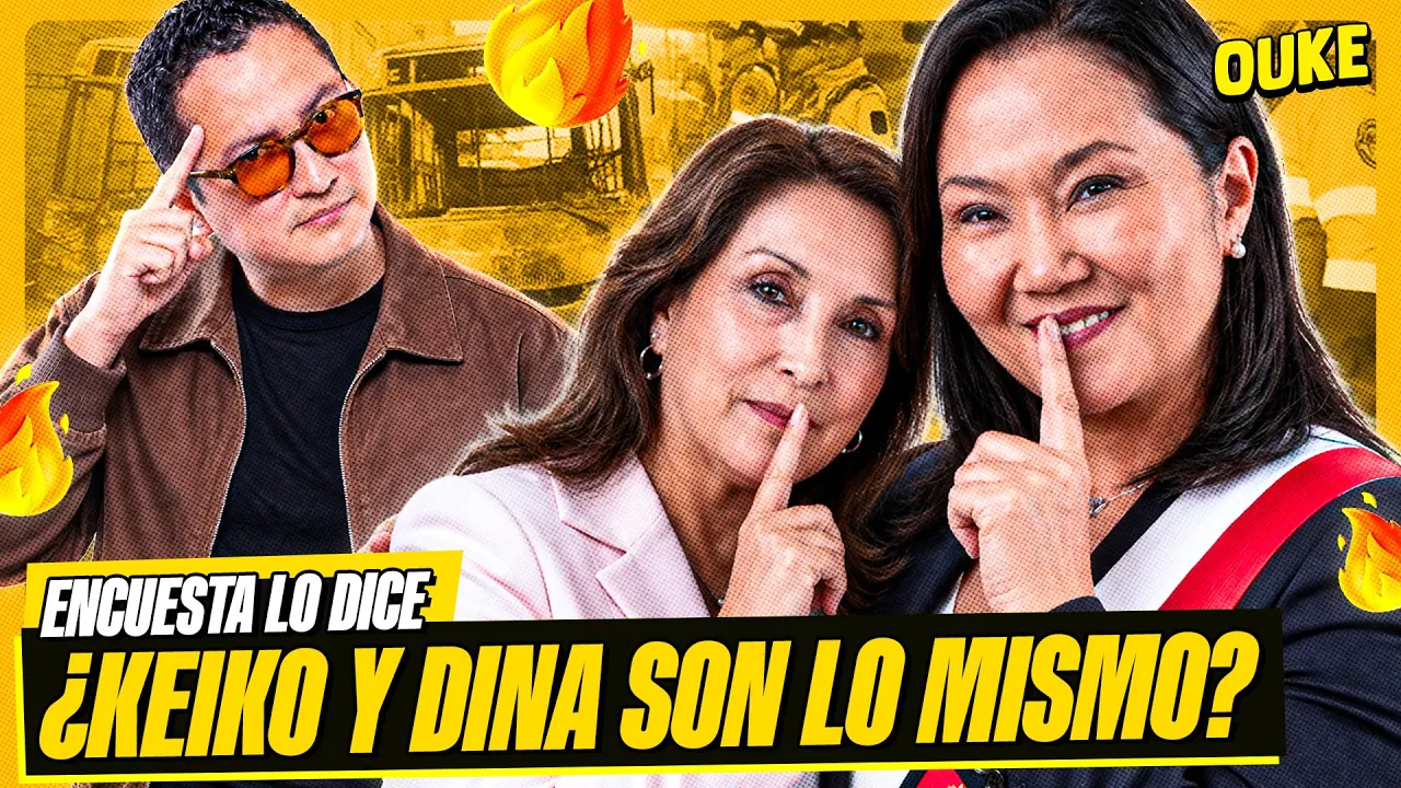 Reproducir: IPSOS: ¿KEIKO IGUAL QUE DINA Y CASTILLO? FT BRIGGITTE JOUARNETT | OUKE 🟡
