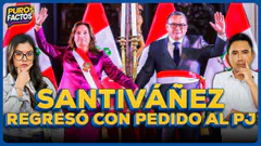 #ENVIVO | SANTIVÁÑEZ REGRESÓ AL GABINETE CON PEDIDO AL PJ #PUROSFACTOS