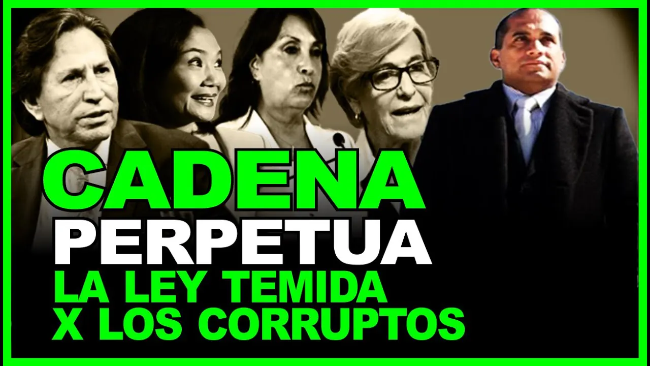 Reproducir: 🔴CADENA PERPETUA PARA CORRUPTOS! ABG RAFAEL TRUJILLO POPONE PROYECTO D LEY