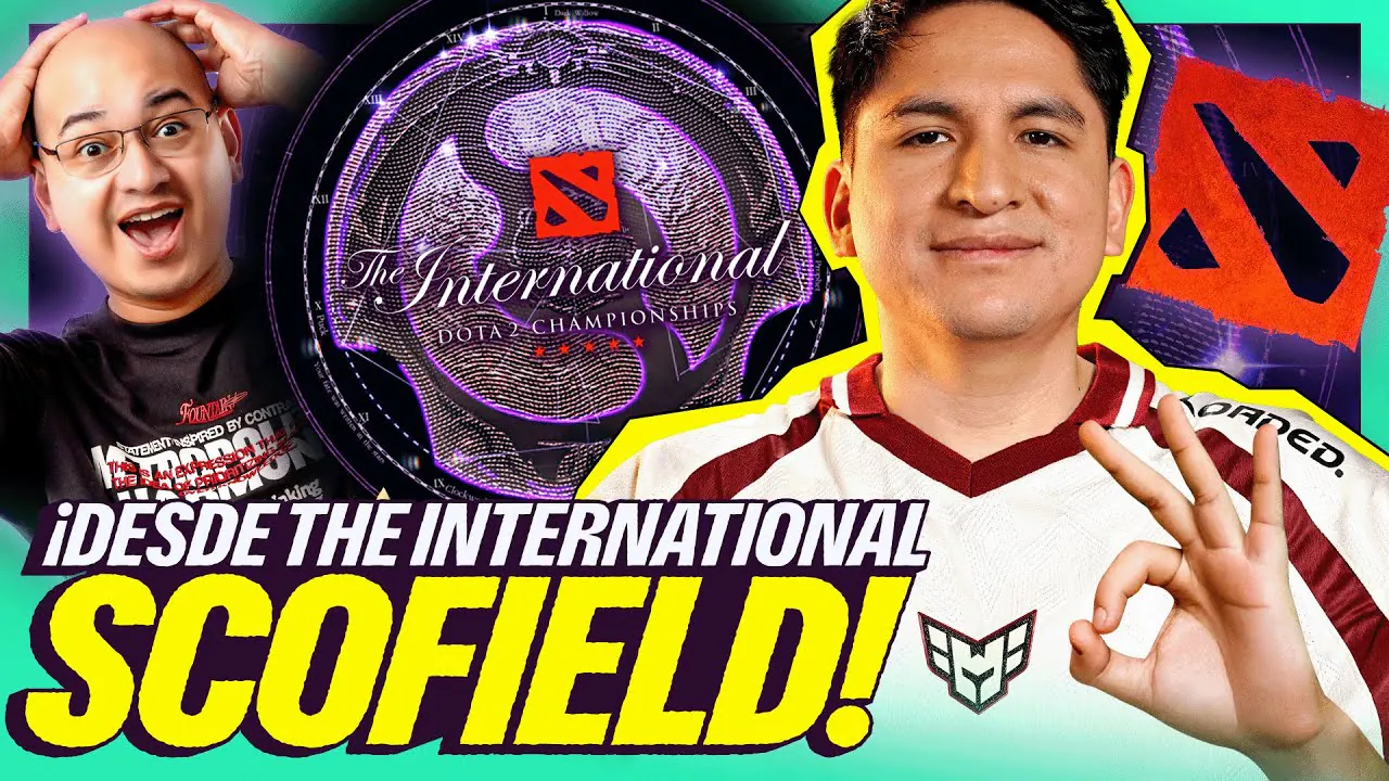 Reproducir: SCOFIELD llega desde THE INTERNATIONAL de DOTA 2  NOS VISITA | El MEJOR POS 4 de DOTA | HABLA GOOD