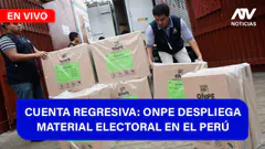 De 5 a 7 CUENTA REGRESIVA: ONPE DESPLIEGAMATERIAL ELECTORAL EN EL PERÚ