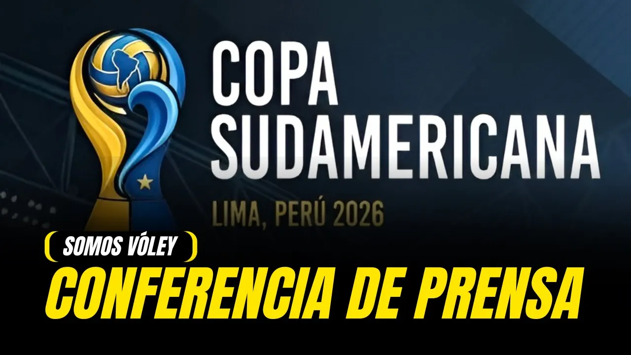 Reproducir: ¡CONFERENCIA DE PRENSA DE LA COPA SUDAMERICANA EN VIVO! - SOMOS VÓLEY