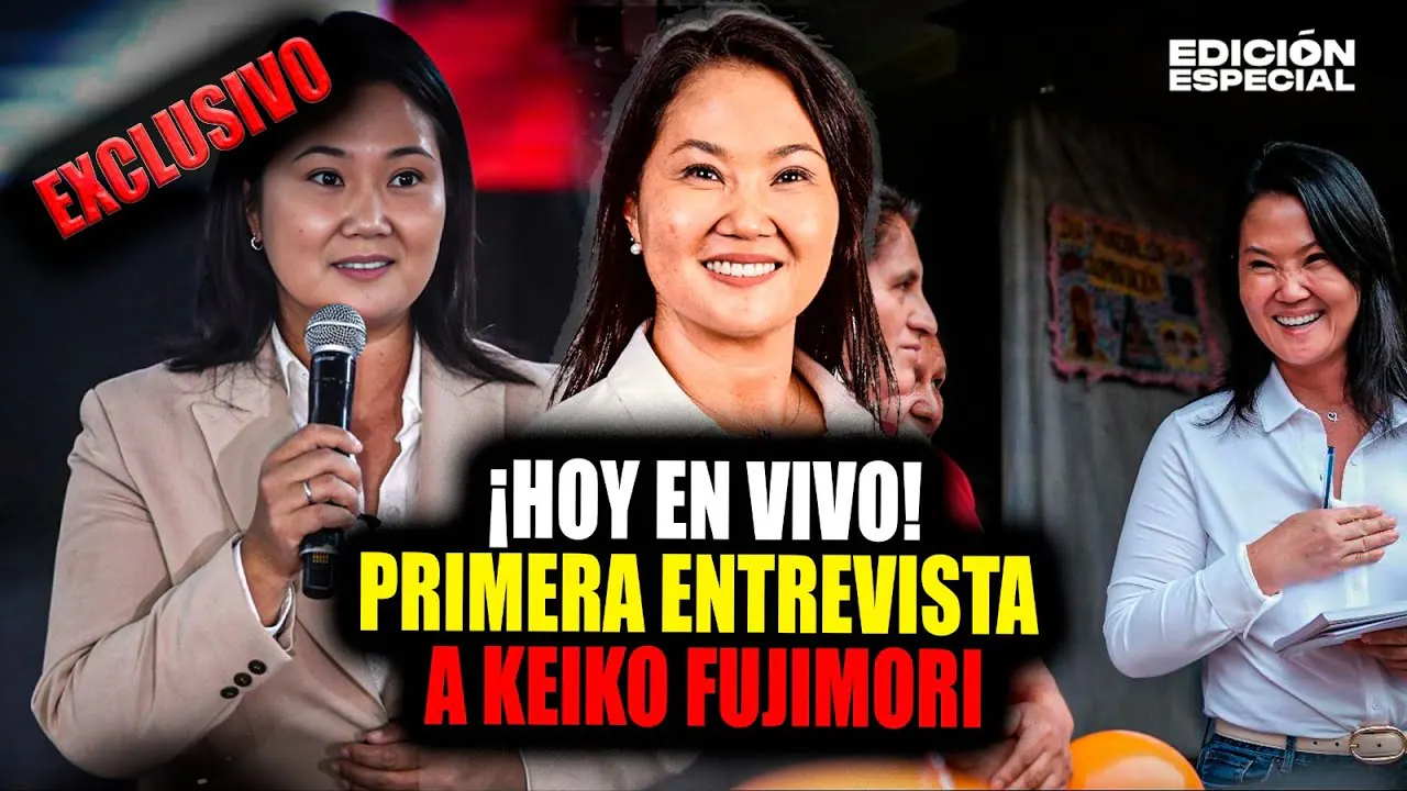 Reproducir: #EnVivo Keiko Fujimori por primera vez en entrevista con Diego Acuña
