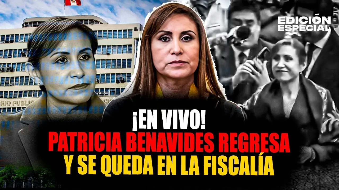 Reproducir: #EnVivo Patricia Benavides volvió al Ministerio Público para quedarse