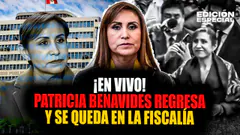 #EnVivo Patricia Benavides volvió al Ministerio Público para quedarse