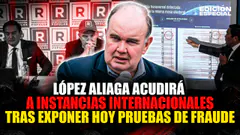 #EnVivo Rafael Lopez Aliaga acudirá a instancias internacionales tras exponer pruebas de fraude