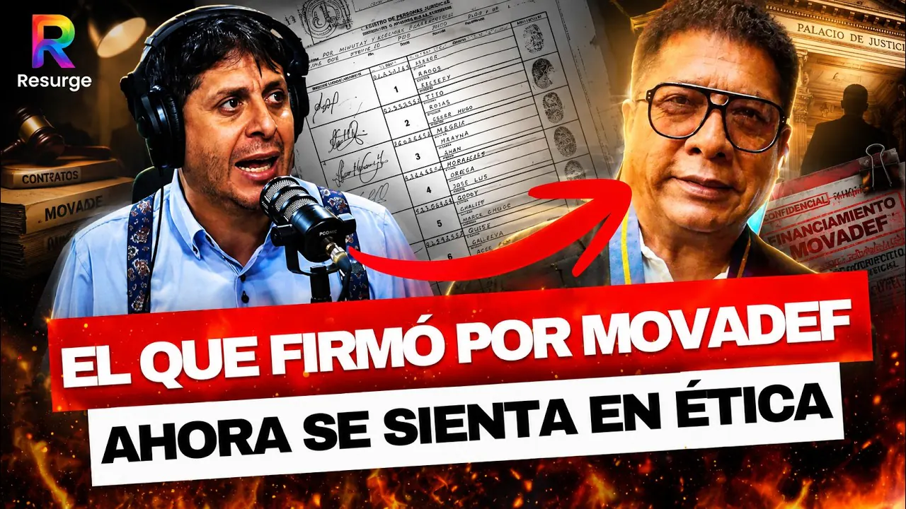 Reproducir: 🚨 EL QUE FIRMÓ POR MOVADEF, AHORA SE SWE SIENTA EN ÉTICA 🏛️💥