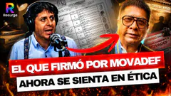 EL QUE FIRMÓ POR MOVADEF, AHORA SE SWE SIENTA EN ÉTICA
