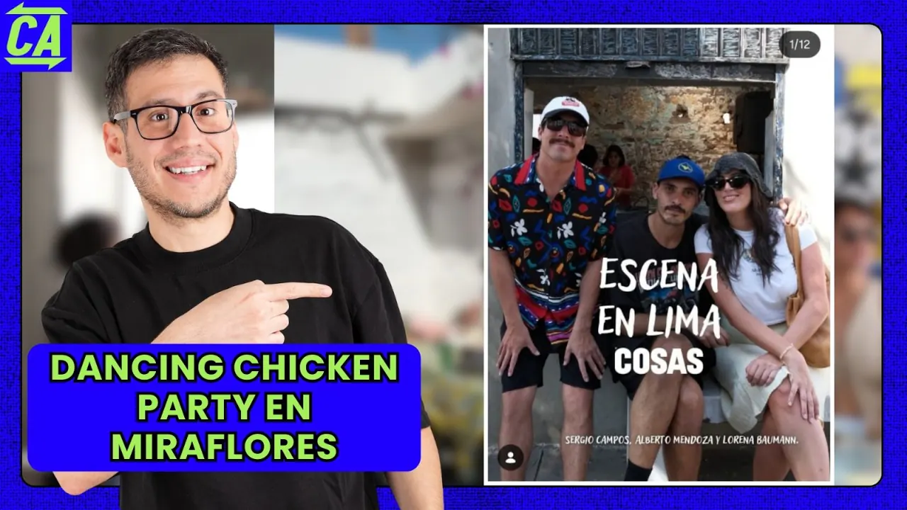 Reproducir: DANCING CHICKEN PARTY EN MIRAFLORES | #ContraAtaque 11 MAR