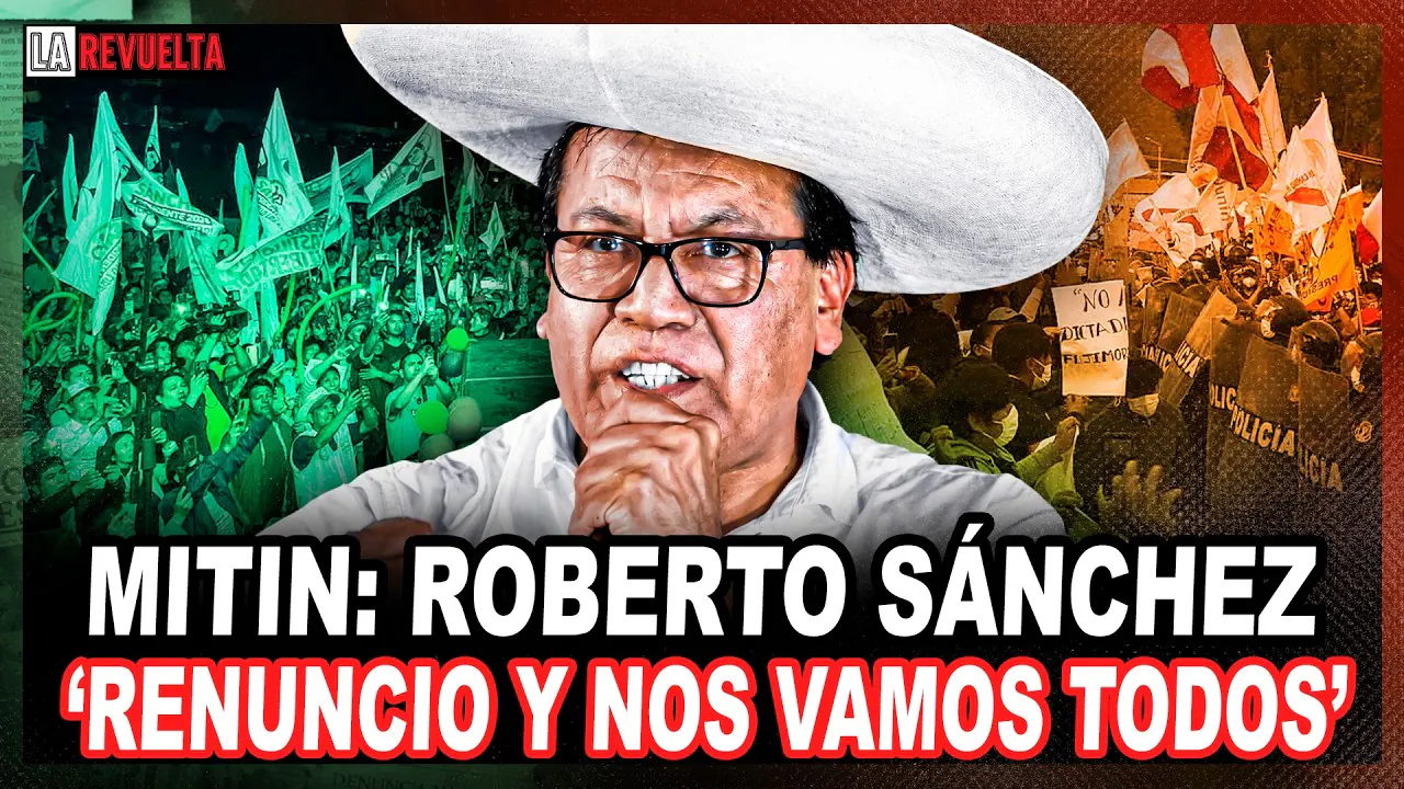 Reproducir: ROBERTO SÁNCHEZ RETA A KEIKO | GRAL BARRANTES EN VIVO | LA REVUELTA 🔴