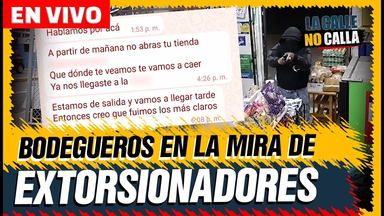 Reproducir: 🔴 EN VIVO – BODEGUEROS EN LA MIRA DE EXTORSIONADORES | LA CALLE NO CALLA POR PANAMERICANA