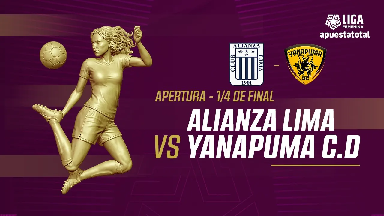 Reproducir: 🔴 EN VIVO | ALIANZA LIMA VS YANAPUMA  C.D | LIGA FEMENINA | CUARTOS DE FINAL