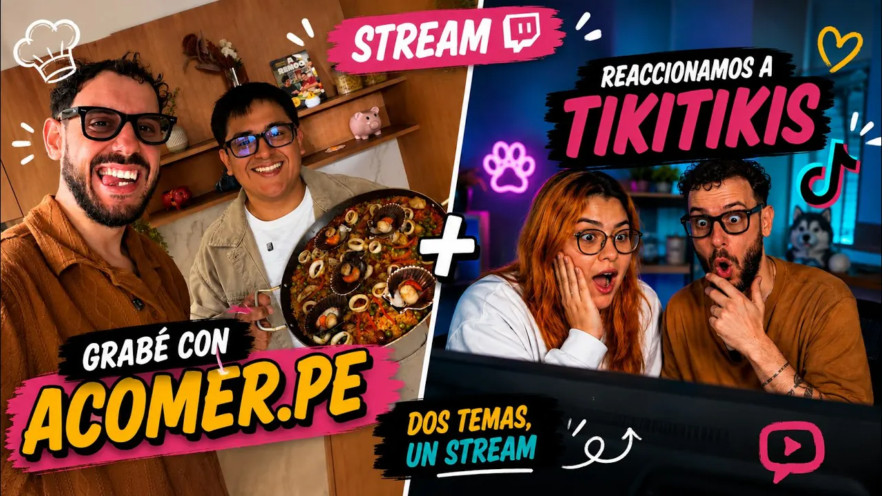 Reproducir: GRABÉ CON ACOMER! | REACCIONAMOS A HISTORIAS RANDOM DE IA | LOSFURREYES EN VIVO