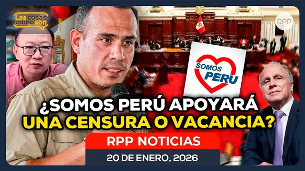 Reproducir: 🔴 EN VIVO: ¿VACANCIA O CENSURA contra JERÍ será apoyada por SOMOS PERÚ? #LasCosasRPP