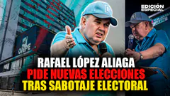 #EnVivo Rafael López Aliaga pide nuevas elecciones generales tras denunciar sabotaje
