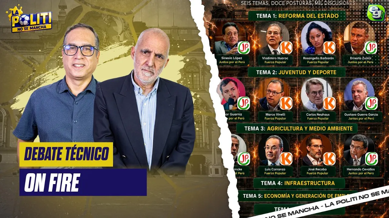 Reproducir: [POLITI] DEBATE TÉCNICO ON FIRE