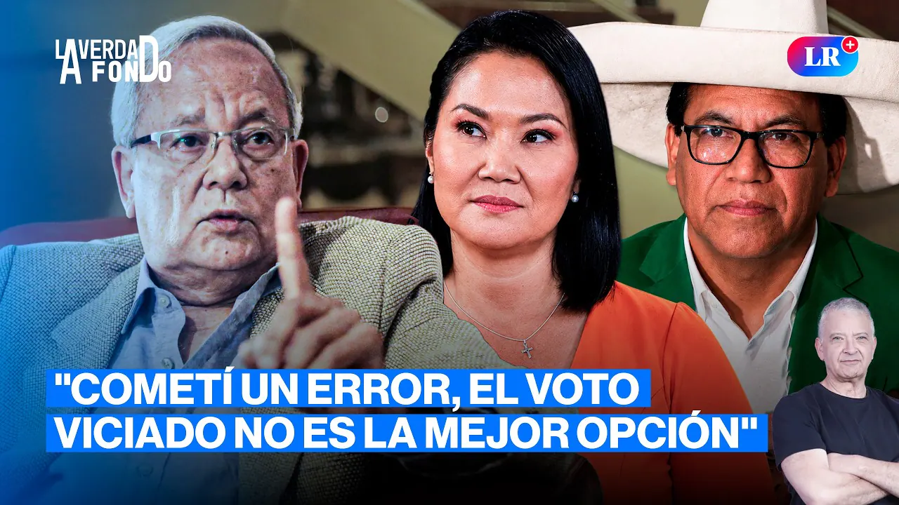 Reproducir: HILDEBRANDT VOTARÁ POR ROBERTO SÁNCHEZ: ALERTA SOBRE PODER TOTAL DEL FUJIMORISMO | LA VERDAD A FONDO