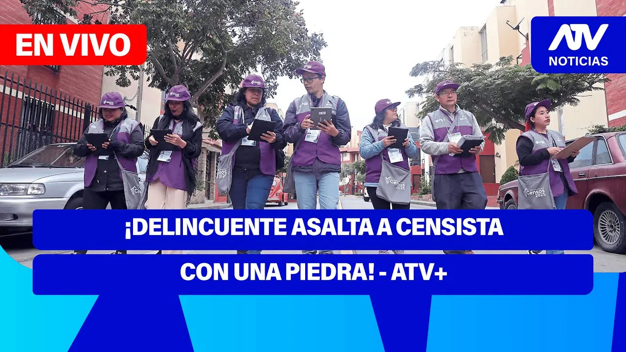 Reproducir: De 5 a 7 🎧✨ | ¡DELINCUENTE ATACA A CENSISTA CON UNA PIEDRA! - ATV+