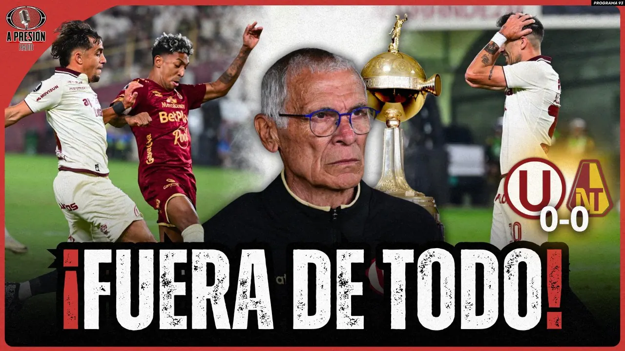 Reproducir: ¡FUERA DE TODO! UNIVERSITARIO EMPATA 0-0 CONTRA TOLIMA Y SE QUEDA SIN LIBERTADORES Y SUDAMERICANA
