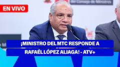 Fe de Erratas | MINISTRO DEL MTC RESPONDE A RAFAEL LÓPEZ ALIAGA, ANUNCIA DEMANDA - ATV+