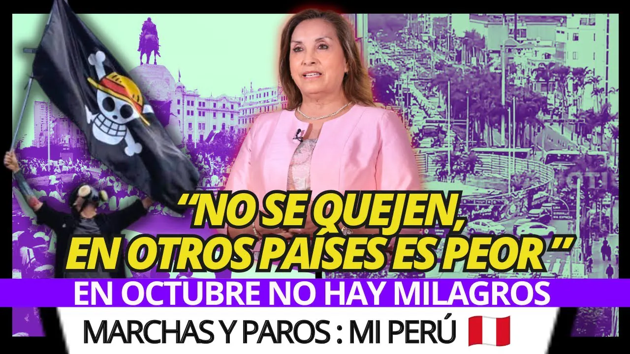 Reproducir: PARO DE TRANSPORTISTAS CIERRA EL ÓVALO DE MIRAFLORES : ¿ DEMOCRACIA O EXCESO ?