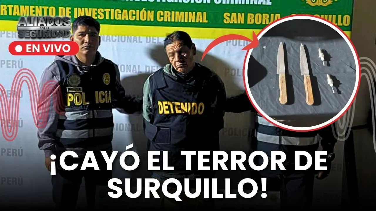 Reproducir: Cae delincuente del “bujillazo” en Surquillo durante estado de emergencia | Aliados por la seguridad